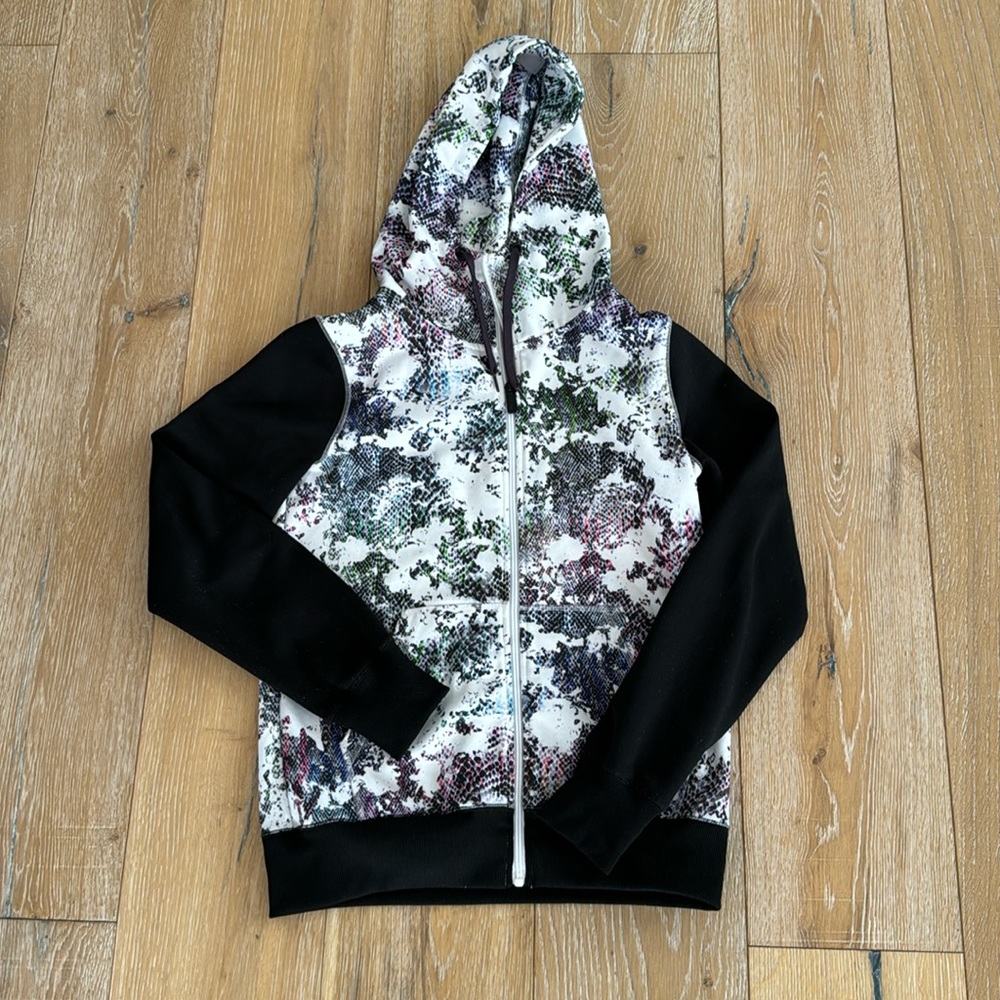 Volcom Snake Print Ski/Snowboard Zip up Hoodie